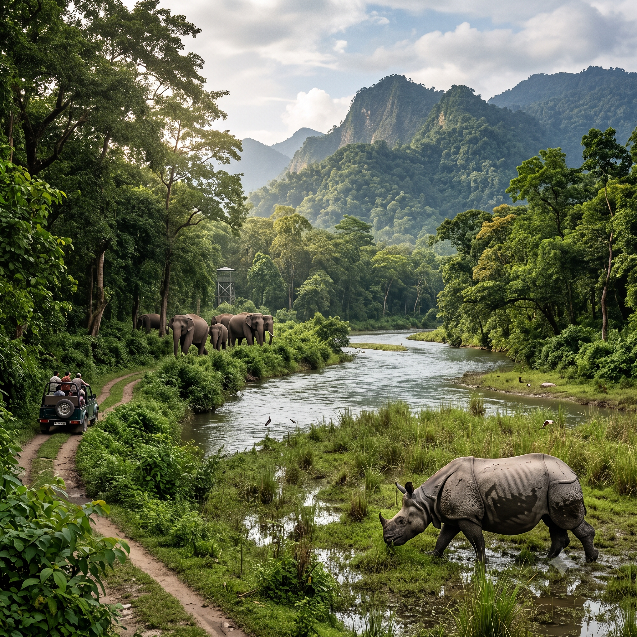 Beautiful Tea Garden and Wildlife Experience in Dooars