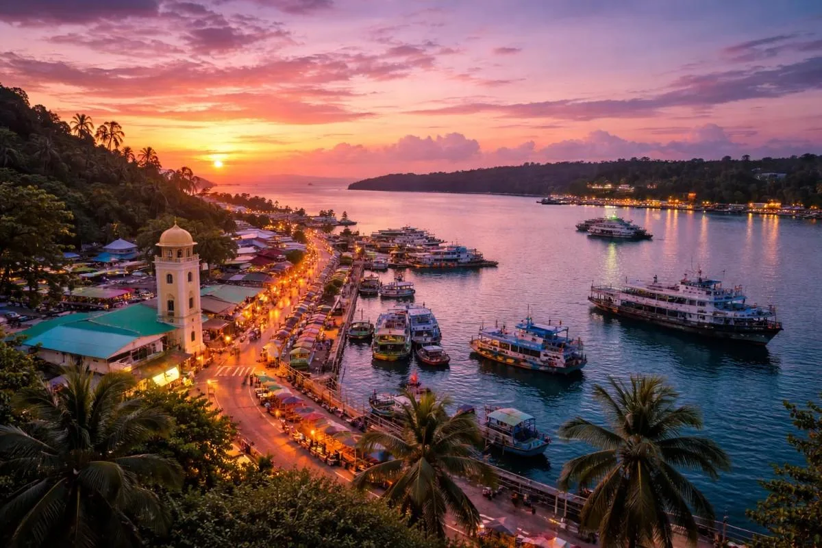 Arrival at Port Blair